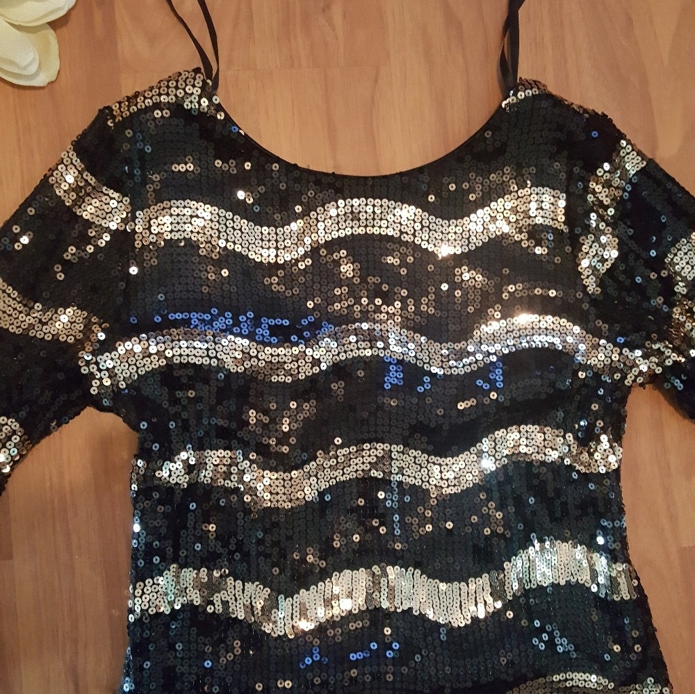 sequin dress